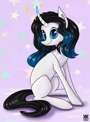 Size: 739x1000 | Tagged: safe, artist:lol-katrina, derpibooru import, oc, unofficial characters only, pony, unicorn, smiling, solo