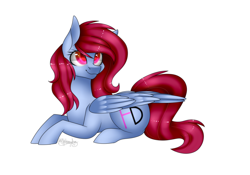 Size: 2210x1555 | Tagged: safe, artist:ohhoneybee, derpibooru import, oc, oc:furry heart, unofficial characters only, pegasus, pony, female, mare, prone, simple background, solo, transparent background