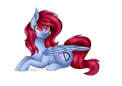 Size: 2210x1555 | Tagged: safe, artist:ohhoneybee, derpibooru import, oc, oc:furry heart, unofficial characters only, pegasus, pony, female, mare, prone, simple background, solo, transparent background