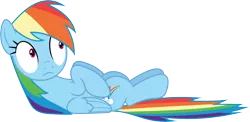 Size: 6001x2919 | Tagged: 28 pranks later, absurd resolution, artist:deratrox, derpibooru import, rainbow dash, safe, scared, simple background, solo, .svg available, transparent background, vector