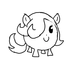 Size: 640x600 | Tagged: artist:ficficponyfic, colt, colt quest, crab pony, cute, derpibooru import, foal, hair over one eye, happy, male, meme, monochrome, oc, oc:emerald jewel, safe, smiling, solo, tail, unofficial characters only