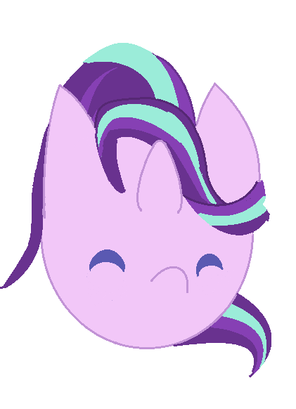 Size: 421x582 | Tagged: artist:violaconcert, bust, derpibooru import, eyes closed, happy, portrait, safe, simple background, solo, starlight glimmer, white background