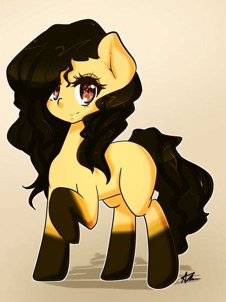 Size: 3000x4000 | Tagged: safe, artist:acharmingpony, derpibooru import, oc, oc:terra, unofficial characters only, earth pony, pony, raised hoof, solo