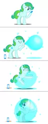 Size: 2243x5800 | Tagged: safe, artist:bladedragoon7575, derpibooru import, oc, oc:delphina depths, unofficial characters only, absurd resolution, blowing bubbles, bubble, bubble blower, bubble sitting, comic, in bubble, sequence, simple background, soap bubble, white background