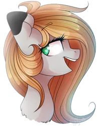 Size: 1024x1297 | Tagged: safe, artist:starlyflygallery, derpibooru import, oc, oc:lolita, unofficial characters only, earth pony, pony, bust, female, mare, portrait, simple background, solo, transparent background