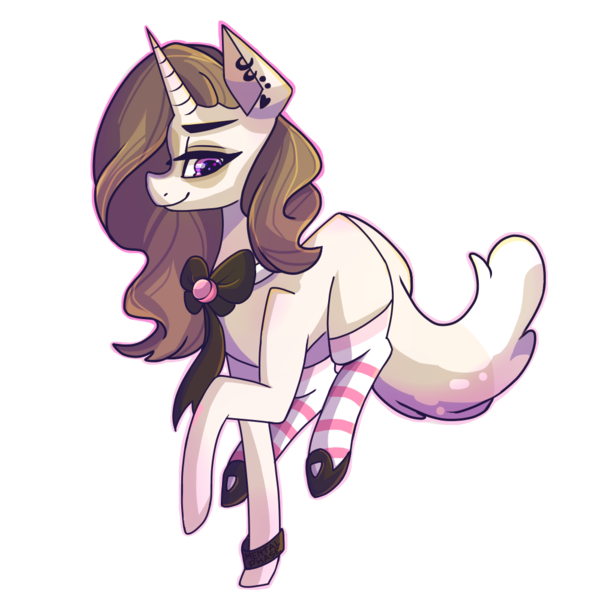 Size: 1000x1000 | Tagged: safe, artist:mentalphase, derpibooru import, oc, oc:cookie crumb, unofficial characters only, pony, unicorn, clothes, female, mare, simple background, socks, solo, striped socks, transparent background