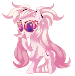 Size: 4113x4210 | Tagged: safe, artist:sorasku, derpibooru import, oc, oc:sunset, unofficial characters only, earth pony, pony, absurd resolution, female, glasses, mare, simple background, solo, transparent background