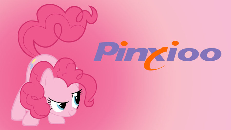 Size: 900x506 | Tagged: artist:fikran0582, artist:laptosic, axioo, derpibooru import, logo, pinkie pie, safe, solo