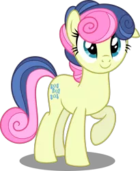 Size: 4099x5000 | Tagged: safe, artist:orin331, derpibooru import, bon bon, sweetie drops, pony, dancerverse, absurd resolution, alternate hairstyle, alternate universe, c:, cute, female, floppy ears, mare, raised hoof, simple background, smiling, solo, transparent background, vector