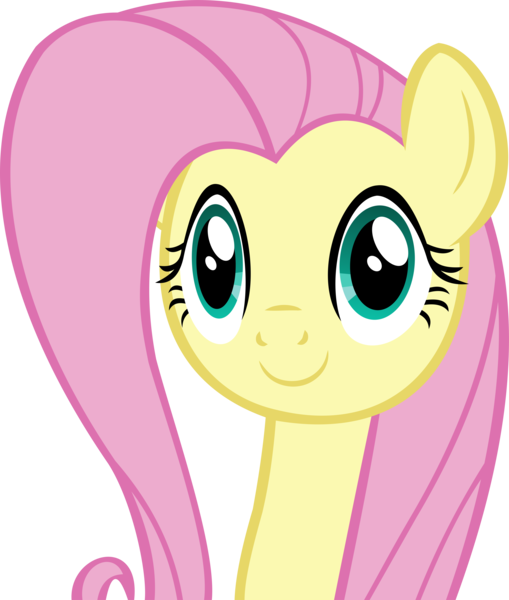 Size: 10302x12136 | Tagged: absurd resolution, artist:cyanlightning, derpibooru import, fluttershy, looking at you, safe, simple background, solo, .svg available, testing testing 1-2-3, transparent background, vector