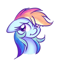 Size: 796x826 | Tagged: safe, artist:danger-dashz, derpibooru import, rainbow dash, pony, bust, female, mare, portrait, simple background, solo, transparent background