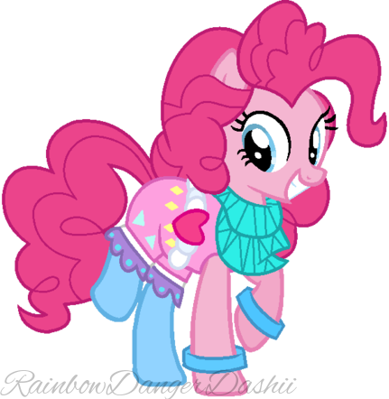 Size: 431x442 | Tagged: artist:bezziie, base used, clothes, derpibooru import, equestria girls outfit, pinkie pie, safe, simple background, solo, transparent background