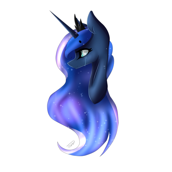 Size: 5000x5000 | Tagged: absurd resolution, artist:amai-aji, crying, derpibooru import, princess luna, safe, simple background, solo, transparent background