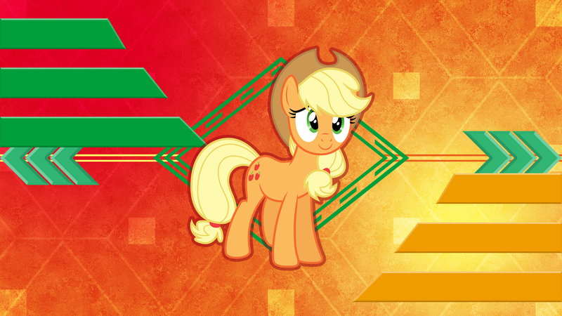 Size: 3840x2160 | Tagged: applejack, artist:laszlvfx, artist:pc012, derpibooru import, edit, safe, solo, wallpaper, wallpaper edit