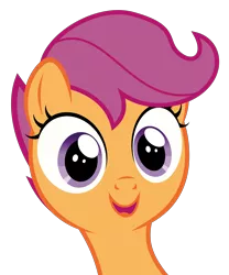 Size: 3000x3600 | Tagged: safe, artist:sollace, derpibooru import, scootaloo, pony, on your marks, .svg available, looking at you, open mouth, simple background, solo, transparent background, vector