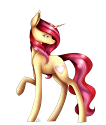 Size: 2341x2764 | Tagged: safe, artist:harmonyskish, derpibooru import, oc, oc:pretty shine, unofficial characters only, pony, unicorn, female, mare, raised hoof, simple background, solo, transparent background