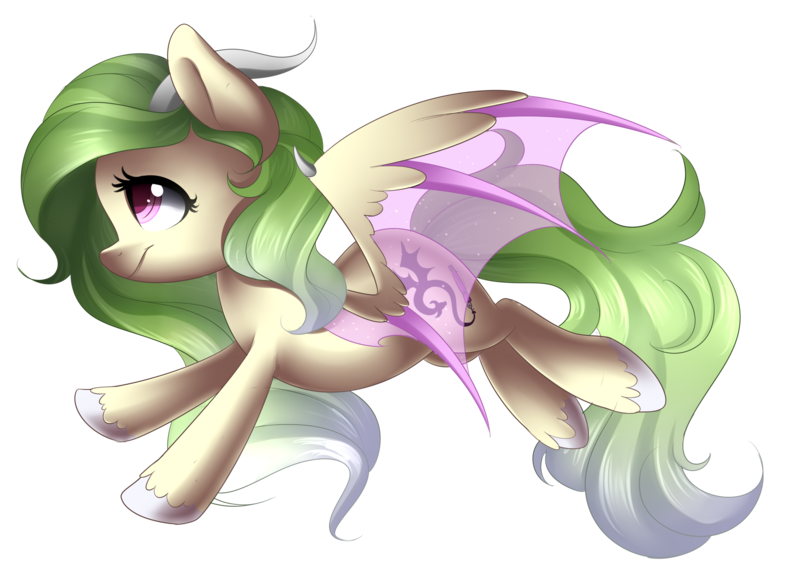 Size: 2714x1929 | Tagged: safe, artist:scarlet-spectrum, derpibooru import, oc, oc:adalina dragonheart, unofficial characters only, dracony, hybrid, pony, commission, female, horn, mare, see-through, simple background, smiling, solo, spread wings, transparent background, trotting, unshorn fetlocks