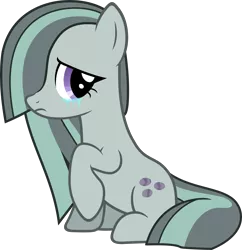 Size: 5817x6000 | Tagged: safe, artist:slb94, derpibooru import, marble pie, earth pony, pony, absurd resolution, crying, emotional, female, mare, sad, simple background, solo, transparent background, vector