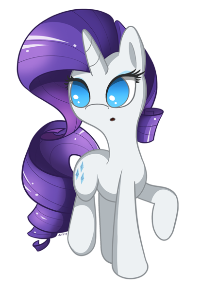 Size: 1006x1464 | Tagged: artist:flamevulture17, derpibooru import, raised hoof, rarity, safe, simple background, solo, transparent background