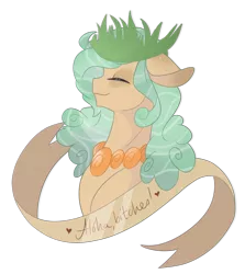 Size: 900x1010 | Tagged: artist:rannarbananar, banner, derpibooru import, oc, oc:keiki, original species, pond pony, safe, solo, unofficial characters only