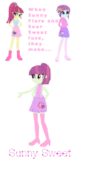 Size: 600x1200 | Tagged: safe, artist:animeponynintendo, derpibooru import, sour sweet, sunny flare, equestria girls, fusion