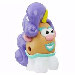 Size: 1000x1000 | Tagged: safe, derpibooru import, official, rarity, unicorn, hasbro, mrs. potato head, playskool, playskool friends, simple background, solo, toy, wat, white background