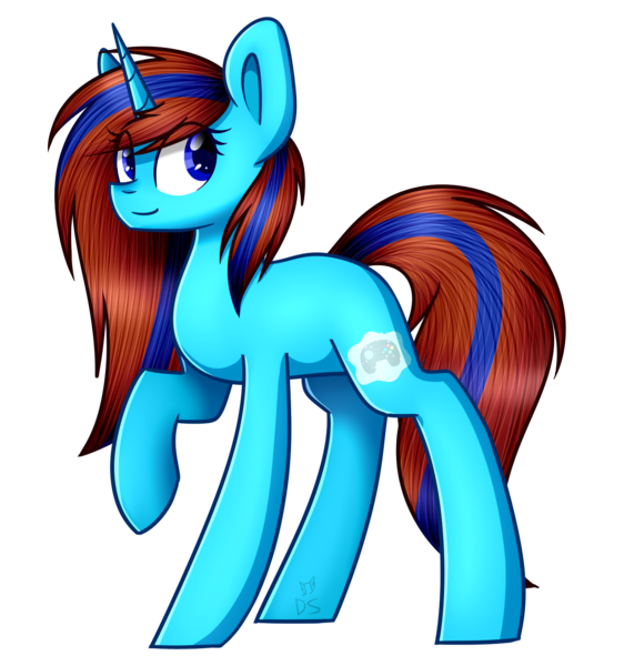 Size: 1349x1440 | Tagged: safe, artist:despotshy, derpibooru import, oc, oc:blue bolt, unofficial characters only, pony, unicorn, colored pupils, female, mare, raised hoof, simple background, solo, transparent background