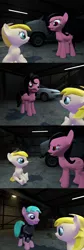 Size: 1400x4184 | Tagged: 3d, absurd resolution, artist:soad24k, cyoa, cyoa:filly adventure, derpibooru import, female, filly, gmod, oc, oc:chipper leaf, oc:flash bang, oc:rin, safe, unofficial characters only