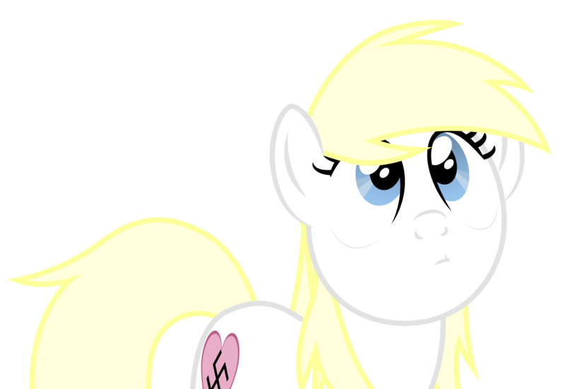 Size: 5467x3758 | Tagged: safe, artist:an-m, derpibooru import, oc, oc:aryanne, unofficial characters only, earth pony, pony, absurd resolution, female, heart, humming, looking up, nazi, simple background, solo, swastika, transparent background, vector