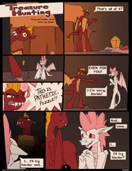 Size: 2550x3300 | Tagged: artist:dmann892, comic, comic:treasure hunting, cover, derpibooru import, dialogue, dragon, fizzle, garble, saddle up 2: creature comforts, safe, text