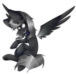 Size: 1024x999 | Tagged: safe, artist:fizzy2014, derpibooru import, oc, unofficial characters only, alicorn, pegasus, pony, alicorn oc, empty eyes, floating wings, impossibly large ears, male, no catchlights, simple background, solo, stallion, transparent background