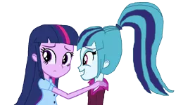 Size: 1291x774 | Tagged: safe, artist:ktd1993, artist:richardinya, derpibooru import, sonata dusk, twilight sparkle, equestria girls, rainbow rocks, female, lesbian, shipping, simple background, transparent background, twinata