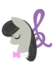 Size: 9050x11525 | Tagged: absurd resolution, artist:mythchaser1, bust, cutie mark, derpibooru import, minimalist, octavia melody, portrait, safe, simple background, solo, transparent background