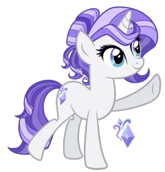 Size: 1800x1872 | Tagged: safe, artist:thecheeseburger, derpibooru import, rarity, oc, oc:radiance, unofficial characters only, pony, unicorn, alternate universe, female, mare, simple background, solo, transparent background