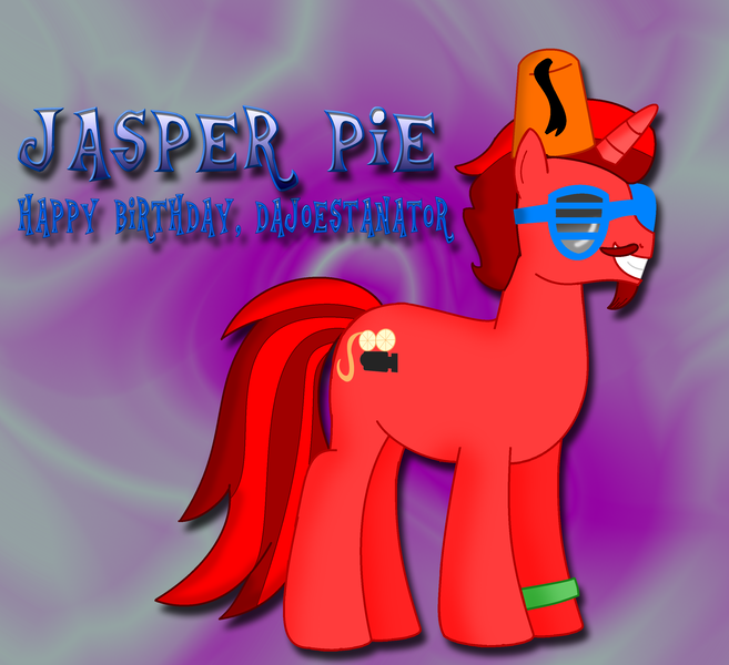 Size: 2736x2499 | Tagged: artist:cyber-murph, derpibooru import, facial hair, fez, goatee, hat, moustache, oc, oc:dajoestanator, oc:jasper pie, safe, solo, sunglasses, unofficial characters only