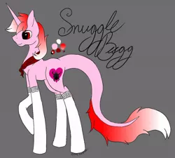 Size: 1024x921 | Tagged: safe, artist:anxiouslilnerd, derpibooru import, oc, oc:snuggle bugg, unofficial characters only, classical unicorn, pony, unicorn, clothes, cloven hooves, leonine tail, long tail, male, reference sheet, scarf, socks, solo, stallion, unshorn fetlocks