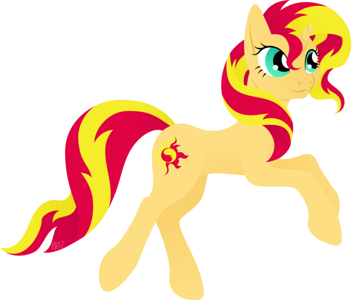 Size: 2274x1935 | Tagged: safe, artist:gracewolf, derpibooru import, sunset shimmer, pony, lineless, simple background, solo, transparent background