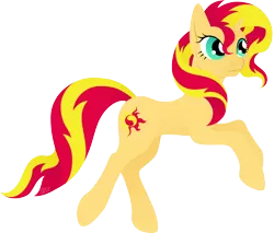 Size: 2274x1935 | Tagged: safe, artist:gracewolf, derpibooru import, sunset shimmer, pony, lineless, simple background, solo, transparent background