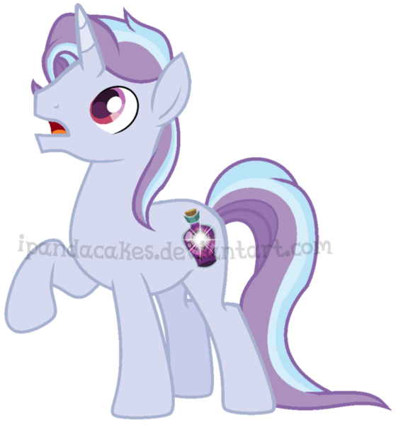 Size: 624x670 | Tagged: safe, artist:ipandacakes, derpibooru import, oc, oc:tyro, unofficial characters only, pony, unicorn, magical lesbian spawn, male, offspring, parent:starlight glimmer, parent:trixie, parents:startrix, raised hoof, simple background, solo, stallion, transparent background, watermark