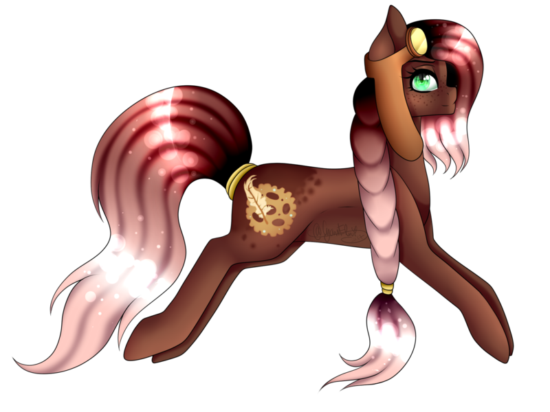 Size: 1600x1200 | Tagged: safe, artist:minelvi, derpibooru import, oc, oc:sugar hooves, unofficial characters only, earth pony, pony, female, goggles, mare, simple background, solo, transparent background