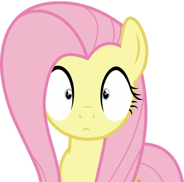 Size: 3030x3000 | Tagged: artist:uponia, blank stare, derpibooru import, every little thing she does, fiducia compellia, fluttershy, hypnosis, hypnotized, looking at you, safe, simple background, solo, .svg available, thousand yard stare, transparent background, vector