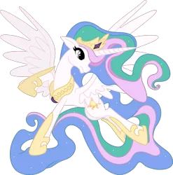 Size: 1775x1800 | Tagged: safe, artist:seahawk270, derpibooru import, princess celestia, pony, fan series, female, guardians of harmony, mare, simple background, solo, toy, toy interpretation, transparent background, vector