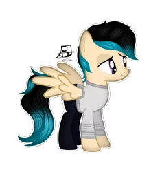 Size: 2712x2872 | Tagged: safe, artist:aldobronyjdc, derpibooru import, oc, oc:aldenzbeat, unofficial characters only, pegasus, pony, clothes, male, signature, simple background, solo, transparent background