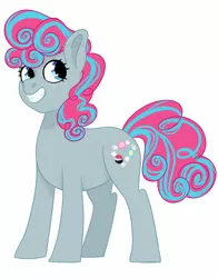 Size: 1600x2036 | Tagged: safe, artist:whisperseas, derpibooru import, oc, oc:taffy twirl, unofficial characters only, pony, unicorn, female, freckles, mare, offspring, parent:party favor, parent:pinkie pie, parents:partypie, simple background, solo, white background