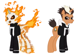 Size: 3648x2595 | Tagged: artist:edcom02, artist:jmkplover, crossover, derpibooru import, ghost rider, marvel, ponified, robbie reyes, safe