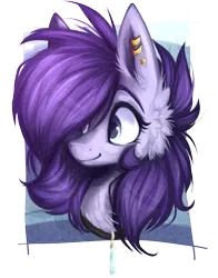 Size: 559x713 | Tagged: artist:tenebristayga, collar, derpibooru import, ear fluff, ear piercing, earring, fluffy, jewelry, oc, oc:ddye, piercing, safe, simple background, solo, transparent background, unofficial characters only