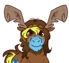 Size: 237x217 | Tagged: artist:lizzy-pixel, barely pony related, derpibooru import, moose, oc, oc:tartaurus, safe, solo, unofficial characters only