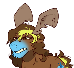 Size: 250x230 | Tagged: artist:lizzy-pixel, barely pony related, derpibooru import, moose, oc, oc:tartaurus, safe, solo, unofficial characters only