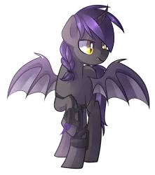 Size: 1208x1364 | Tagged: safe, artist:drawntildawn, derpibooru import, oc, oc:faetoth, unofficial characters only, bat pony, pony, male, raised hoof, simple background, solo, stallion, transparent background, watermark