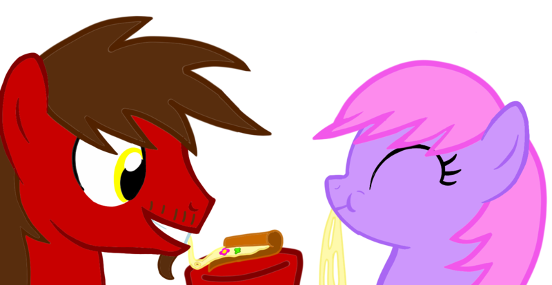 Size: 1600x828 | Tagged: safe, artist:toyminator900, derpibooru import, oc, oc:chip, oc:melody notes, unofficial characters only, pegasus, pony, cheese, duo, flower, food, pizza, simple background, transparent background